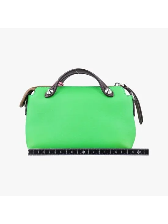 Fendi Visible Green Leather Messenger Bag - Picture 2 of 16